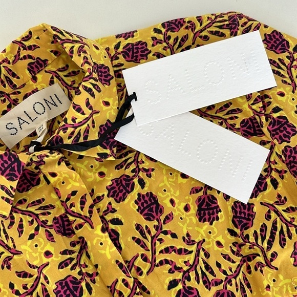 SALONI Tilly Shirt Dress COTTON POPLIN DRESS
SUN CLOVER Womens size 4 NWT - Picture 6 of 11